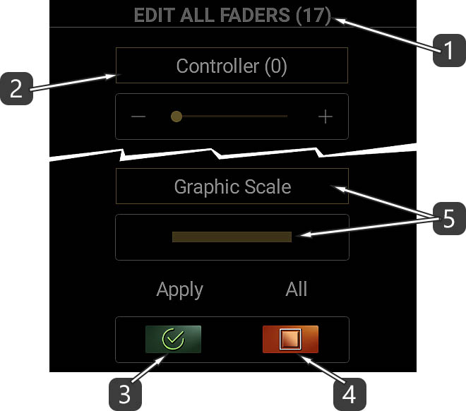 edit all faders numbered description