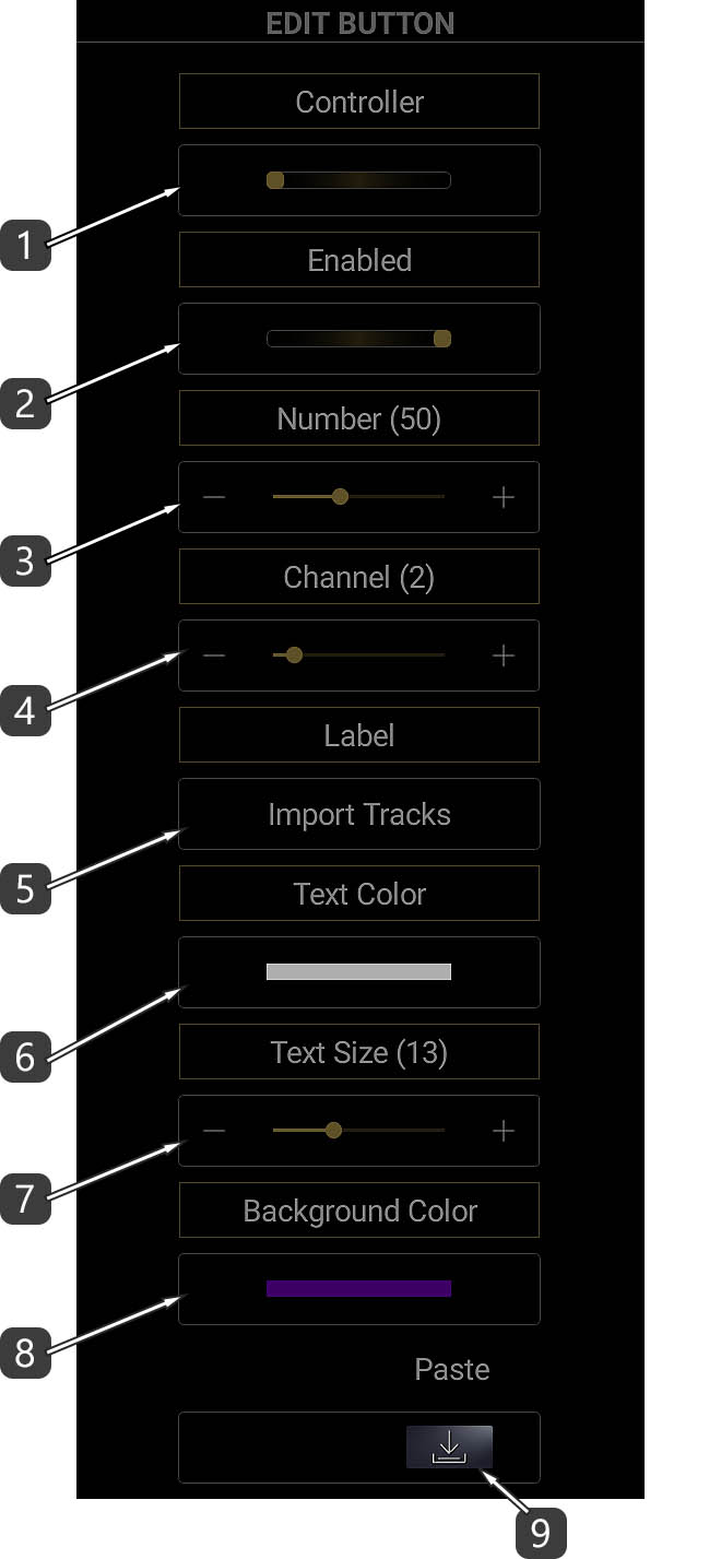 edit button numbered description