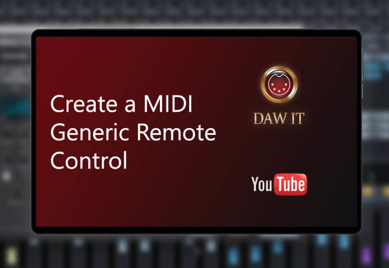 MIDI Generic Remote Control
