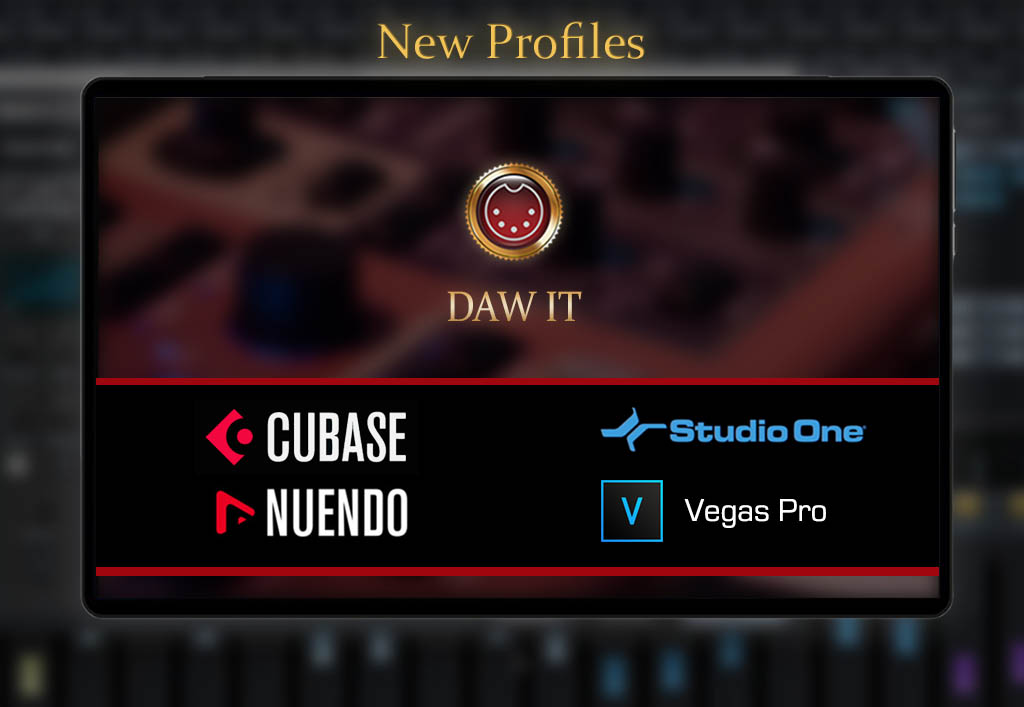 cubase studio1 vegas profiles