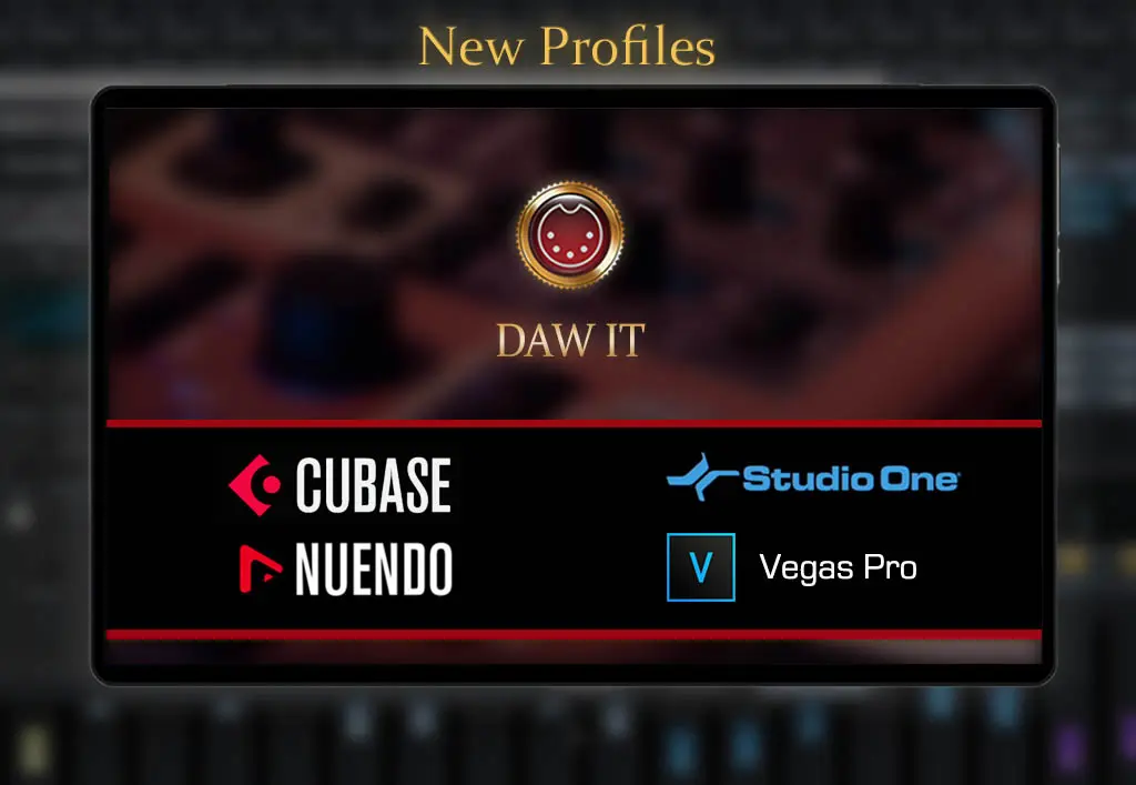 cubase studio1 vegas profiles